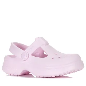 Crocs Kids Classic Mary Jane Clog Pink Milk