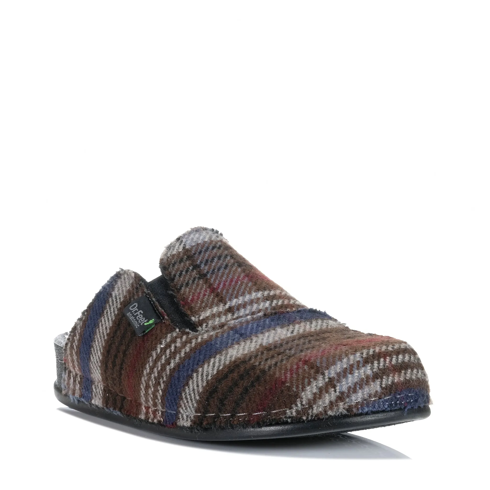 Dr Feet Heath Blue Tartan
