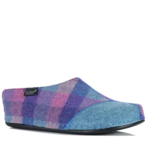 Dr Feet Hilda Purple Tartan