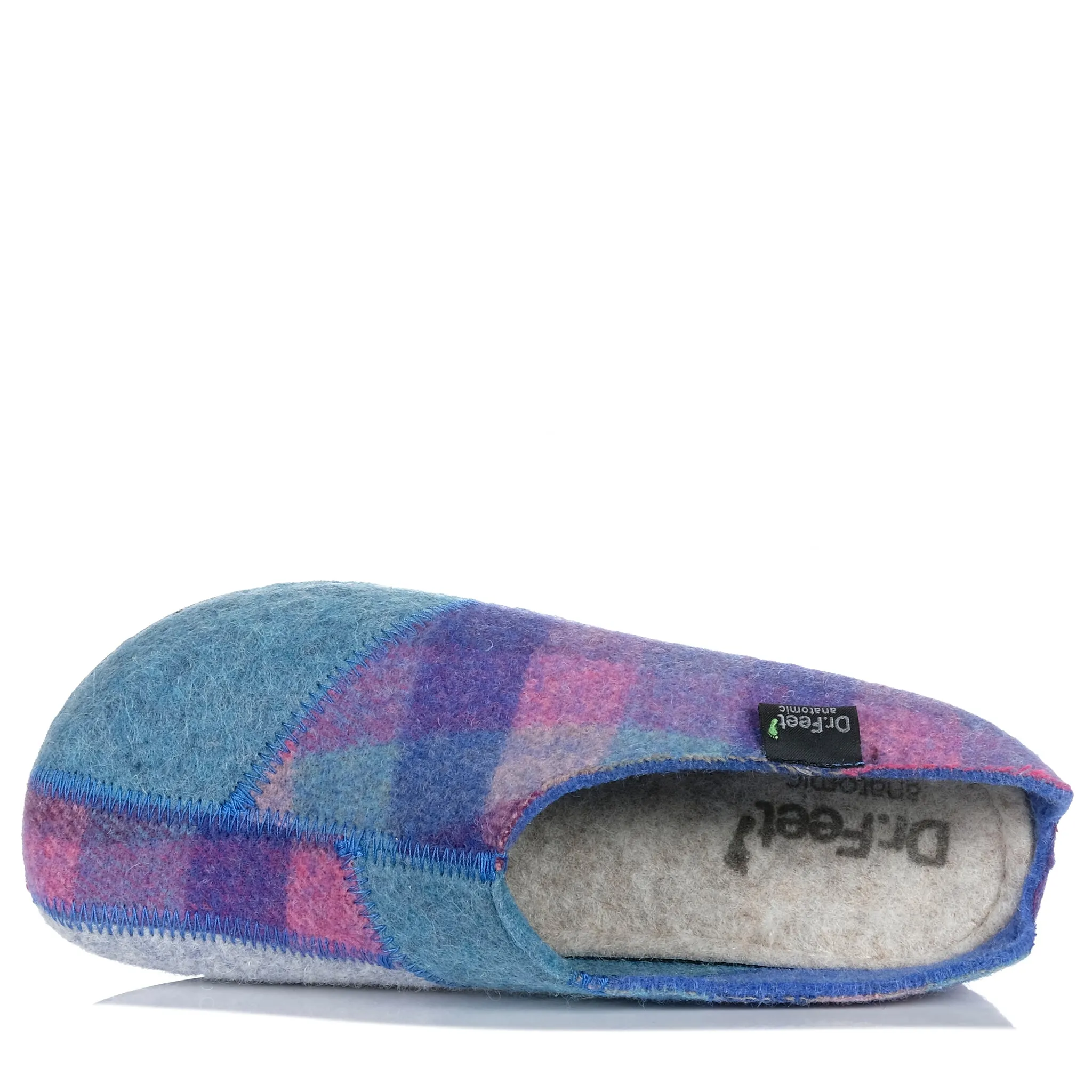 Dr Feet Hilda Purple Tartan