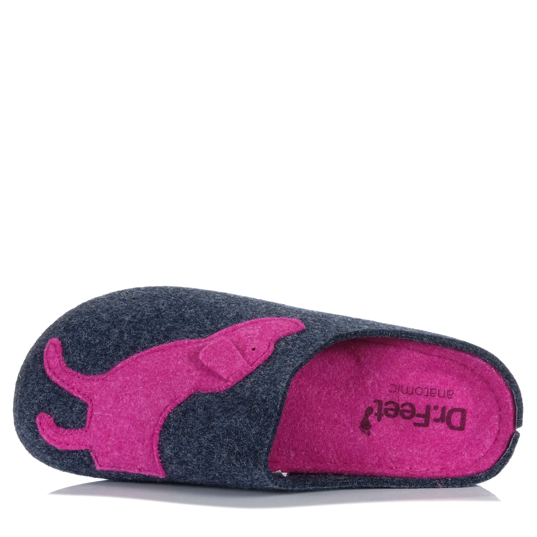 Dr Feet Honey Grey/Fuxia