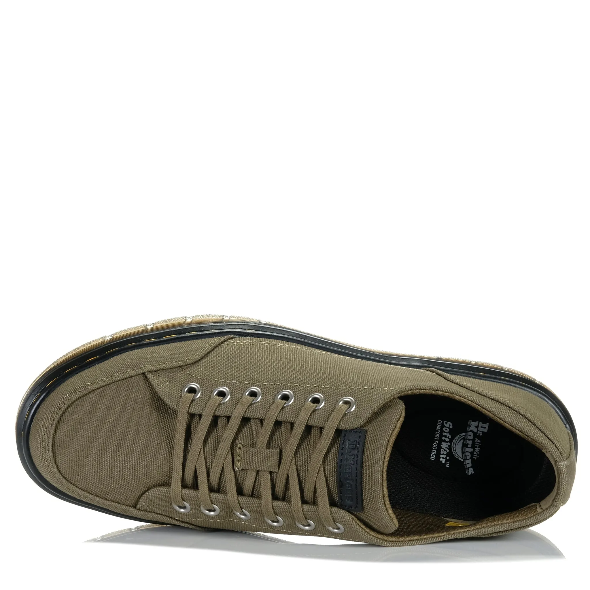 Dr Martens Brookline Canvas 6 Tie Olive