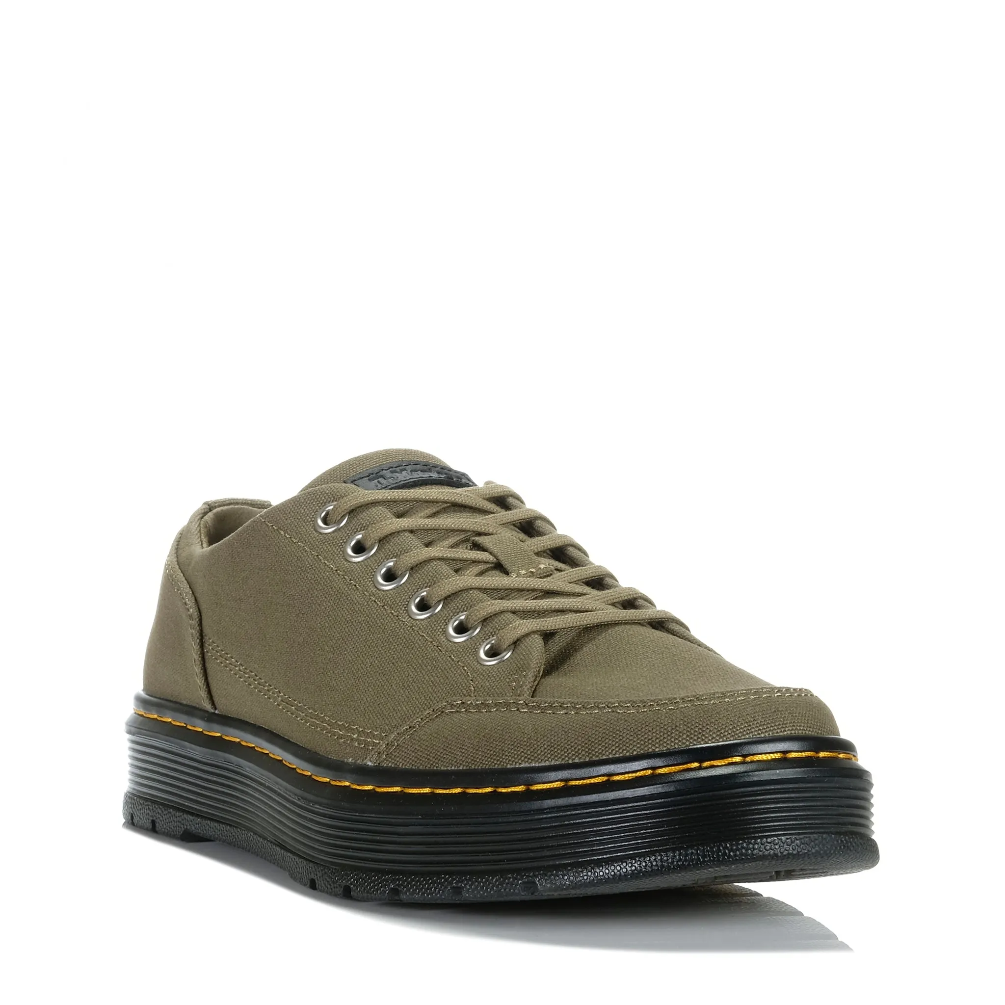Dr Martens Brookline Canvas 6 Tie Olive