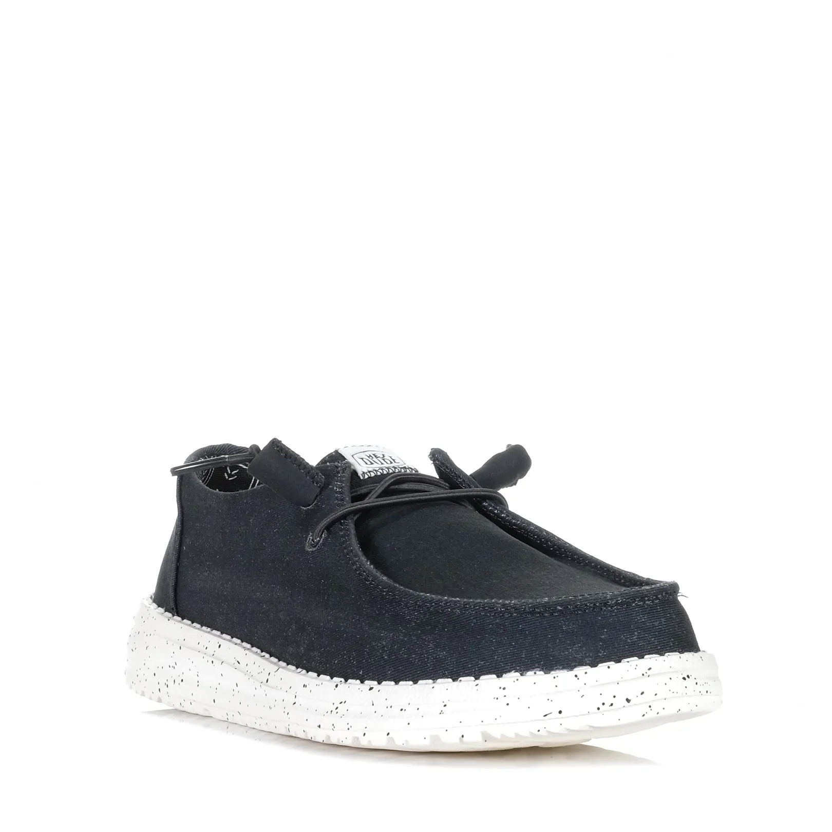 Hey Dude Womens Wendy Stretch Canvas Black