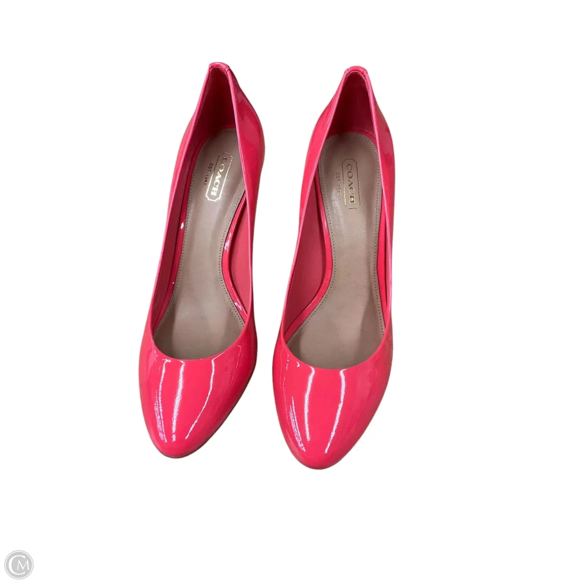 Shoes Designer By Coach In Coral, Size: 8.5