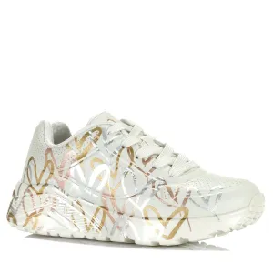 Skechers x JGoldcrown: Uno Lite - Metallic Love 314067L